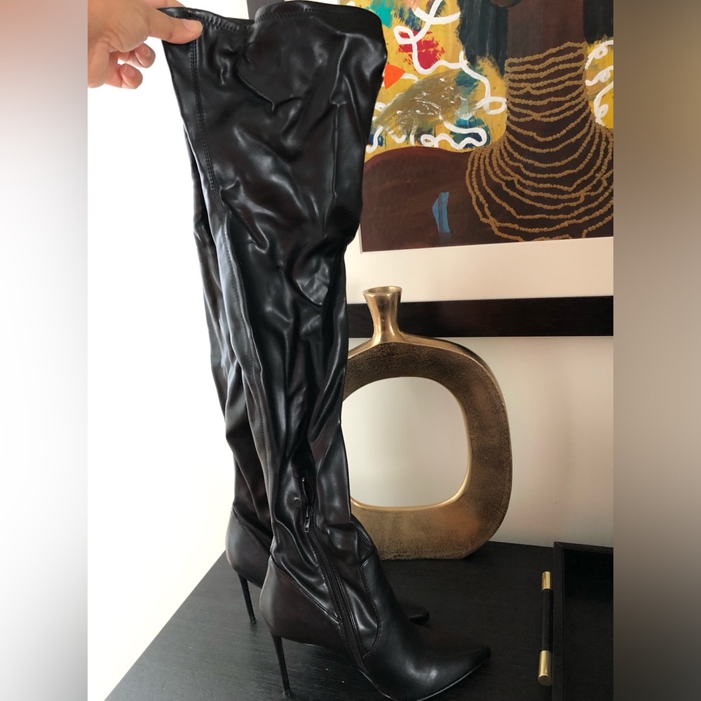 Black Over-the-Knee Boots